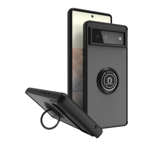 For Google Pixel 6 Case with Magnetic Ring Hard Cover HDL99