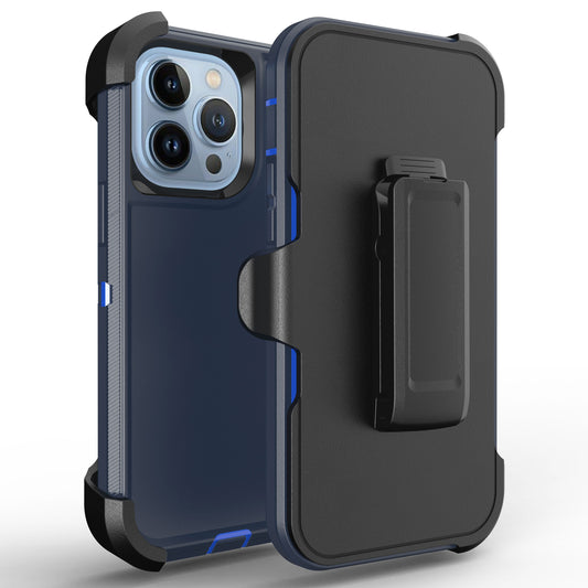 For iPhone 12 Pro Case Heavy Duty Defender Cover with Belt Clip TRL32