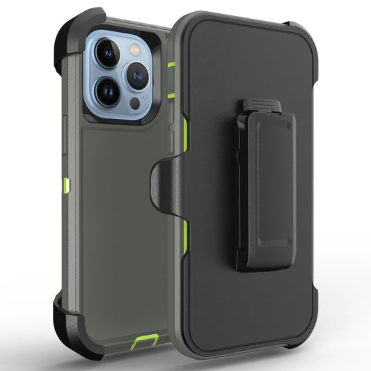 For iPhone 11 Pro Max Case Heavy Duty Defender Cover with Belt Clip TRL32