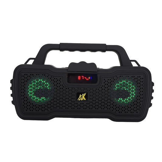 Portable Bluetooth Speakers with Straps, RGB Lights, without Kalack and Microphone, AK355