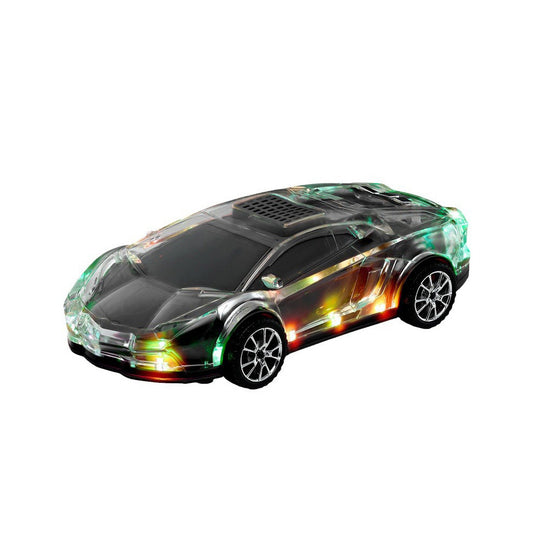 Portable Bluetooth Wireless Speakers, Fashion Cool Car Style, RGB Lights, without Kalack and Microphone, MLL63