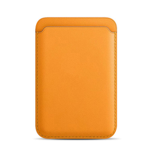 Cell Phone Stick-on ID Credit Card Holder PU Leather Wallet Sleeve Pouch