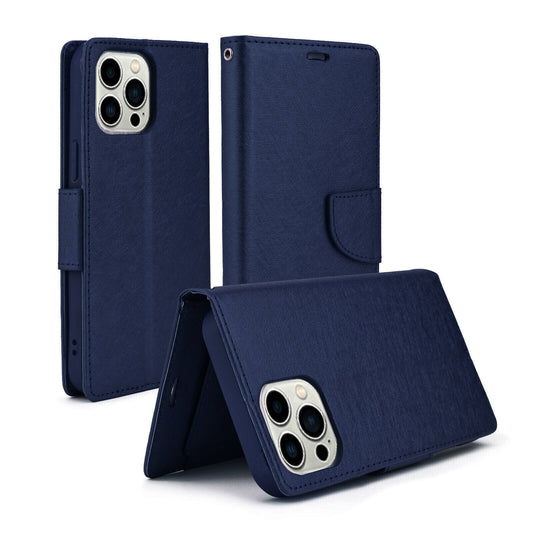 For iPhone 13 Pro Max Case Leather Flip Wallet Cover FWC120