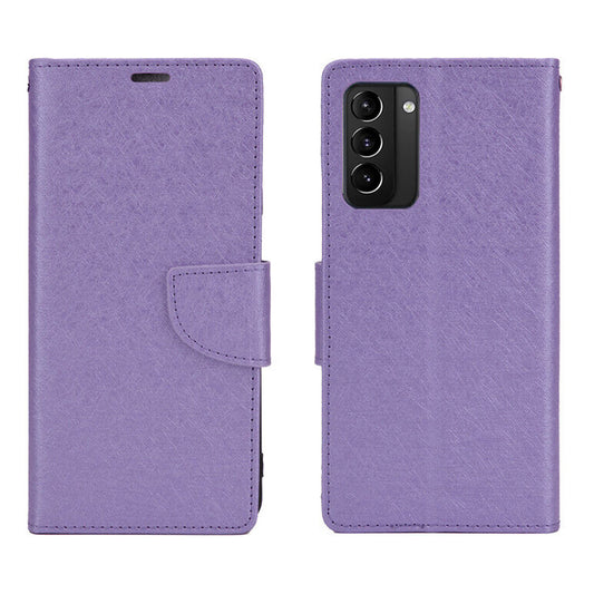 For Galaxy S22 Plus Case Leather Flip Wallet Cover FWC120