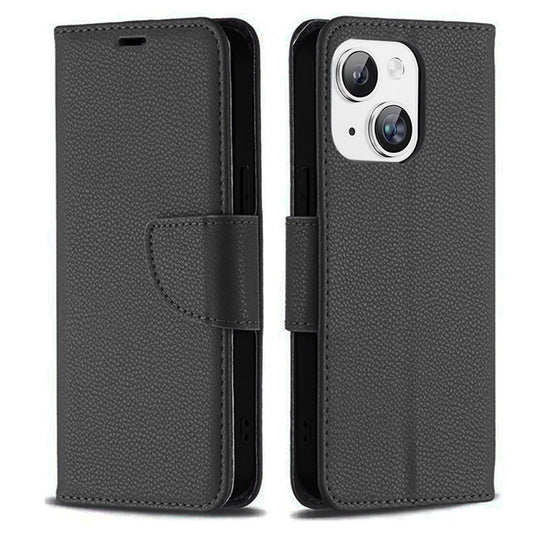 For iPhone 15 Case Leather Flip Wallet Cover FWC134