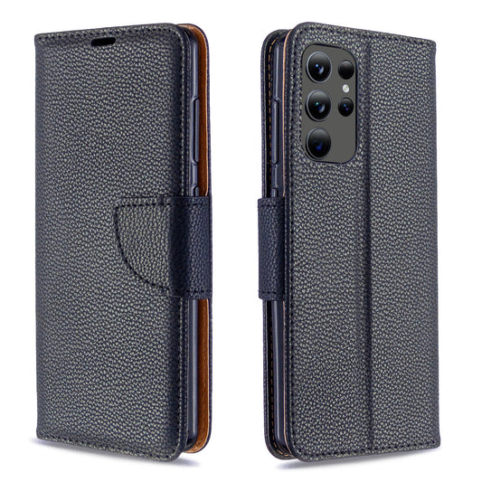For Galaxy S23 Ultra Case Leather Flip Wallet Cover FWC134