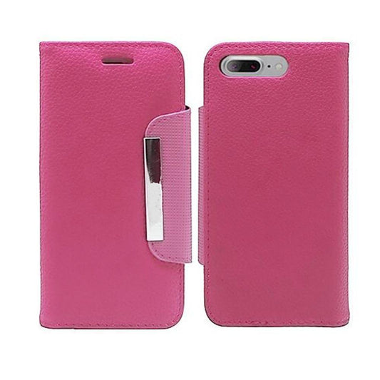 For iPhone 7 Plus 8 Plus Case Leather Flip Wallet Cover FWC48