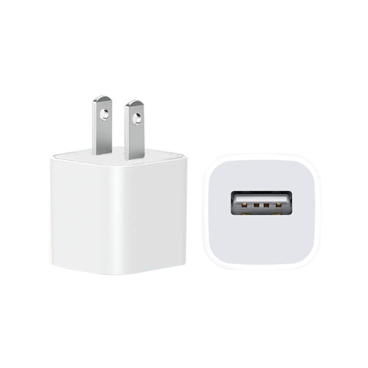 Single USB Port 5W Wall Charger Home Power Adapter Cube A Grade