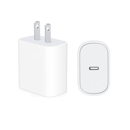 Single Type C Port 20W Wall Charger Home Power Adapter Cube A Grade