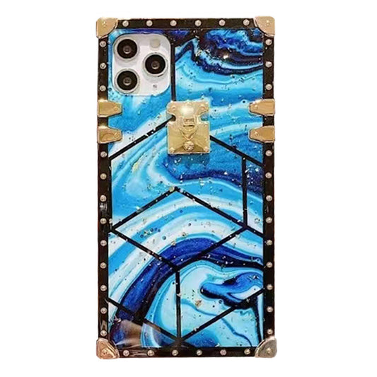 For iPhone 12 Pro Max Case with Strap Marble Design Hard Cover HDL110