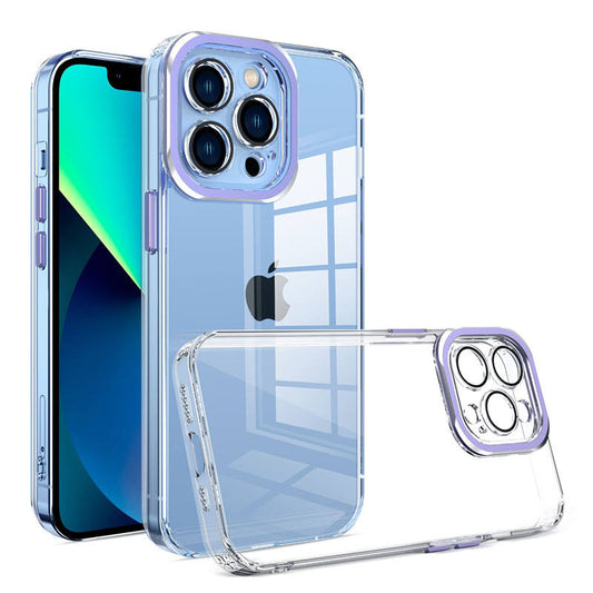 For iPhone 15 Pro Max Case with Camera Protective Clear Hard Cover HDL124