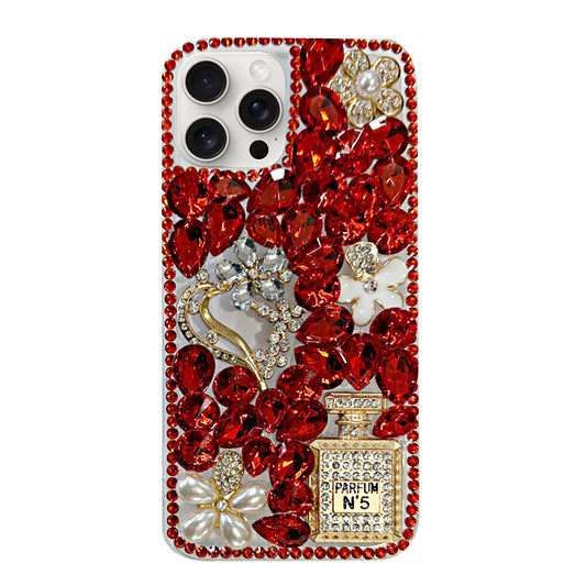 For iPhone 14 Pro Case with Bling Rhinestones Hard Cover HDL129
