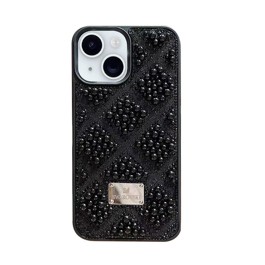 For iPhone 15 Case with Bling Rhinestones Hard Cover HDL141