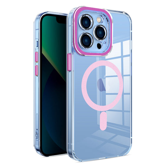 For iPhone 16 Pro Case with Camera Protective Magsafe Charging Clear Hard Cover HDL142