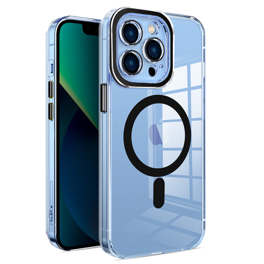 For iPhone 16 Pro Case with Camera Protective Magsafe Charging Clear Hard Cover HDL142