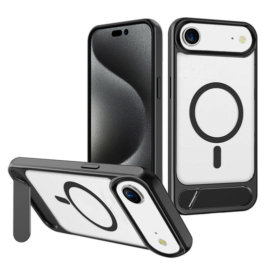 For Apple iPhone 17 Air Case Kickstand Shockproof Clear Hard Back Cover HDL143