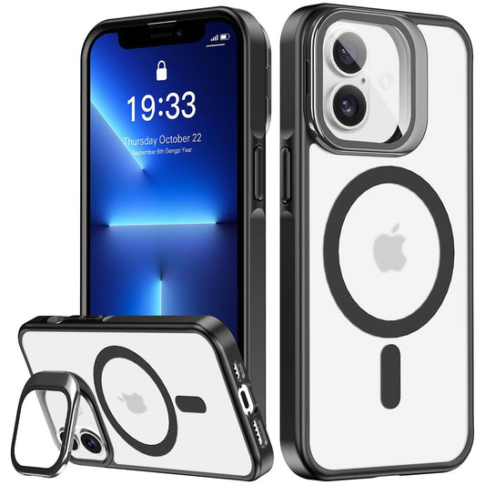 For Apple iPhone 17 Case Camera Lens Protective Stand Hard Back Cover 6.3-inch HDL147