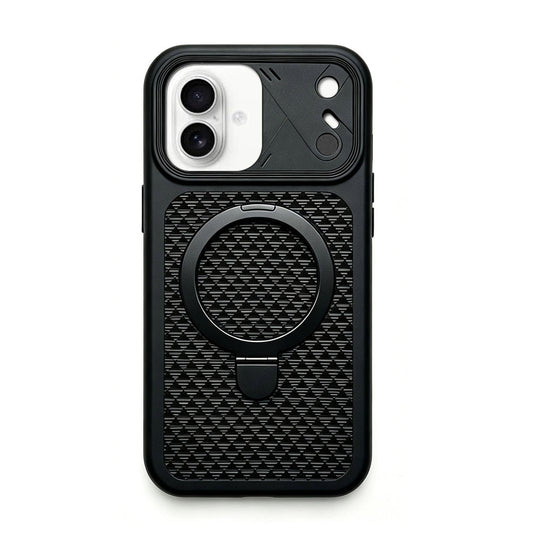 For iPhone 18 Magnetic Case Honeycomb Cooling Kickstand Cover HDL156