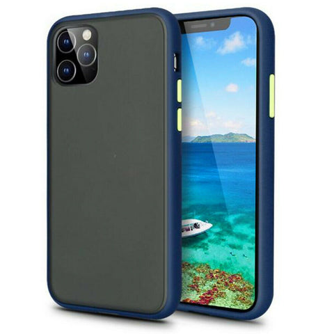For iPhone 11 Pro Max Case with Color Push-button Matt Hard Cover HDL93 For iPhone 11 Pro Max Case with Color Push-button Matt Hard Cover HDL93