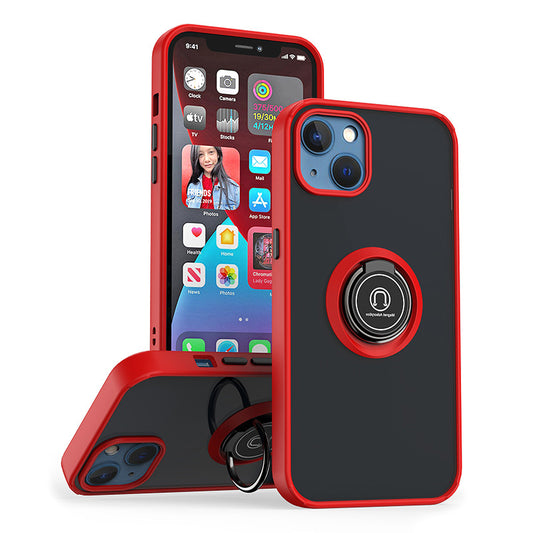 For iPhone 15 Case with Magnetic Ring Hard Cover HDL99