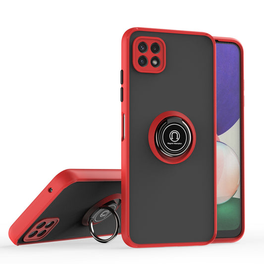 For Galaxy A22 Case with Magnetic Ring Hard Cover HDL99
