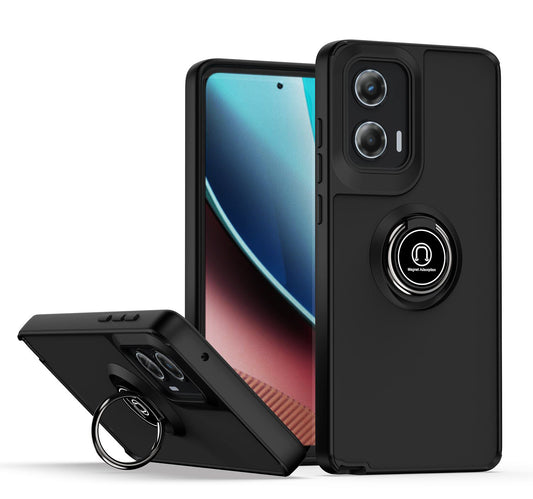 For Moto G Stylus 2024 Case with Magnetic Ring Hard Cover HDL99