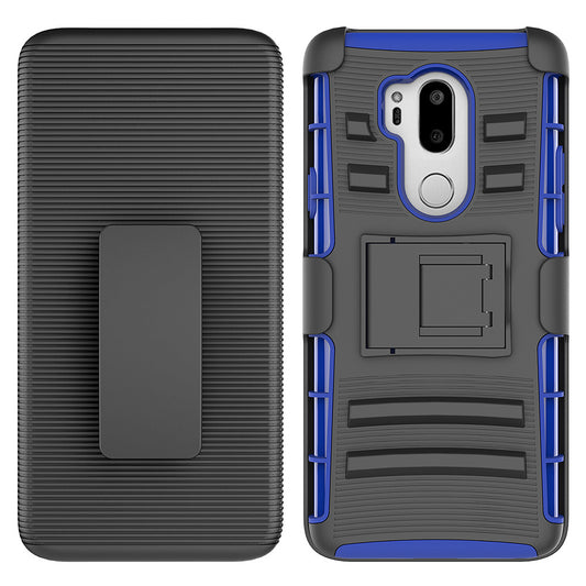 For LG G7 ThinQ Case with Combo Clip Holster Cover HPC43