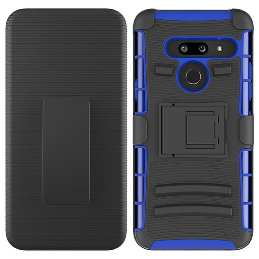 For LG G8 Case with Combo Clip Holster Cover HPC43