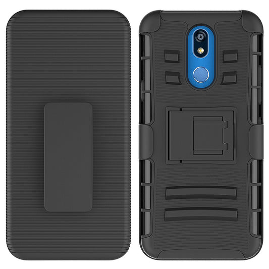 For LG K40 Case with Combo Clip Holster Cover HPC43