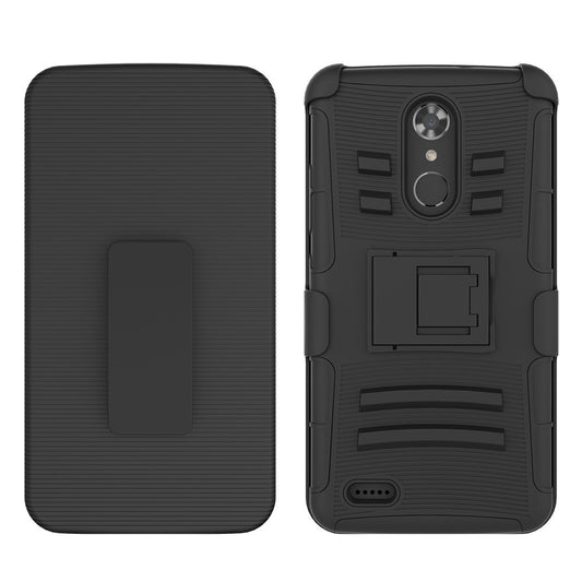 For ZTE N9560 Max XL Case with Combo Clip Holster Cover HPC43