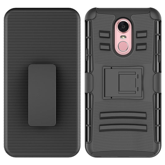 For LG Stylo 4 Case with Combo Clip Holster Cover HPC43