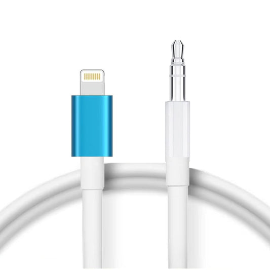 Lightning 8-Pin to 3.5mm Aux Audio Adapter Cable for Apple iPhone 13/12/11/X/8/7 Series