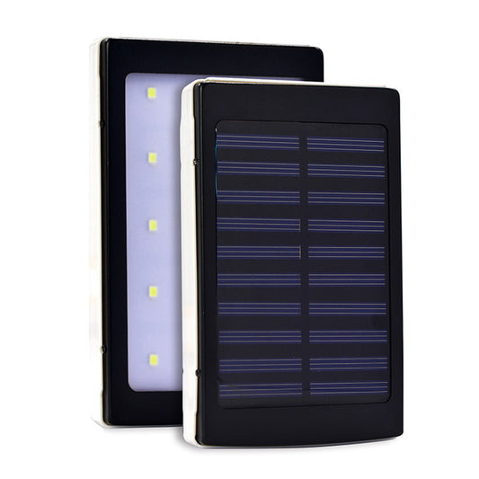 30000mAh Power Bank Solar Charging Portable Charger with LED Flashlight