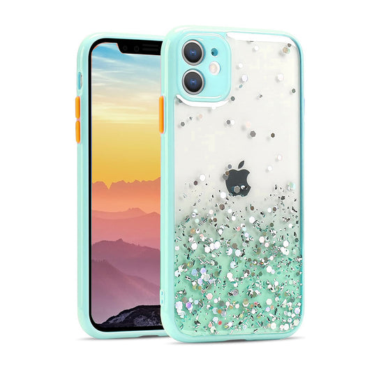 For iPhone 12 Case with Bling Rhinestones Soft Cover SFL103