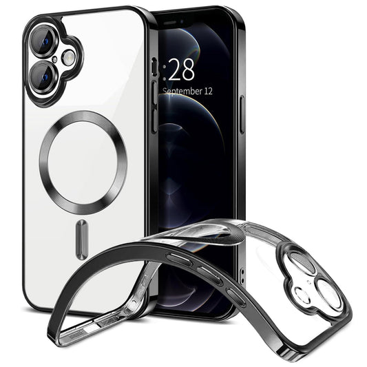 For iPhone 16 Plus Case with Magnetic Charging Soft Cover SFL113