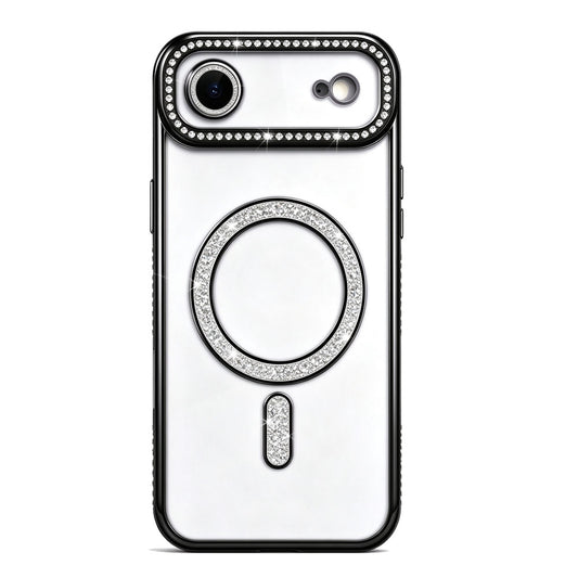 For Apple iPhone 17 Air Case Clear Rhinestones Glitter Slim Soft Cover 6.6-inch SFL146