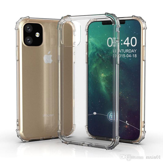 For iPhone 11 Case with Air Cushion Clear Transparent Soft Cover SFL74