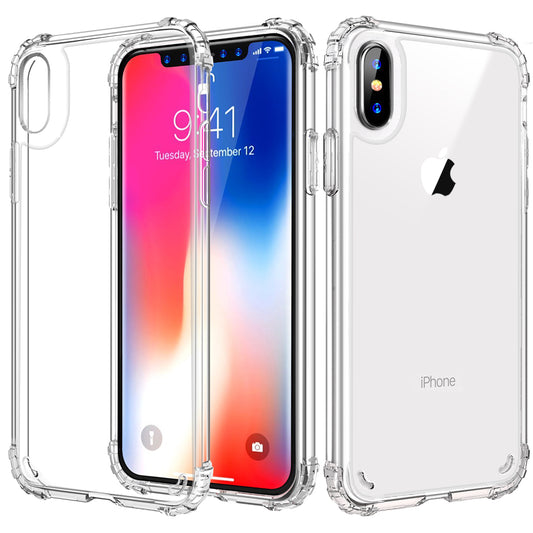 For iPhone X Xs Case with Air Cushion Clear Soft Cover SFL74