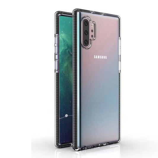 For Galaxy Note 10 Case with Seperate Color Bumper Transparent Soft Cover SFL79