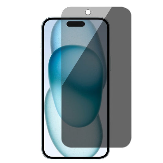 For iPhone 15 Pro Max (6.7 inch) Anti-Spy Privacy Tempered Glass Screen Protector 2.5D Black