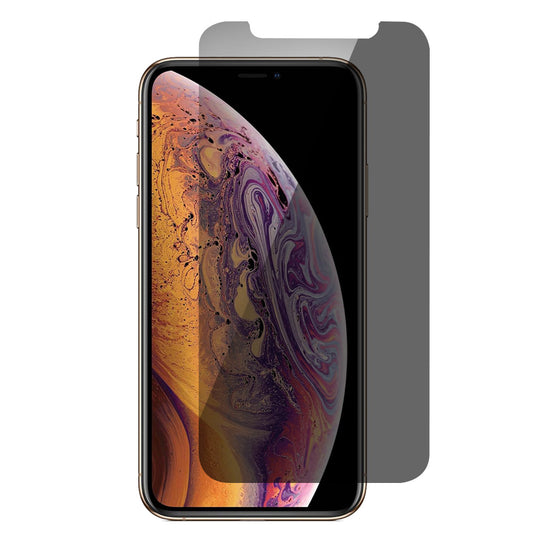 For iPhone Xs Max  (6.5 inch) Anti-Spy Privacy Tempered Glass Screen Protector 2.5D Black