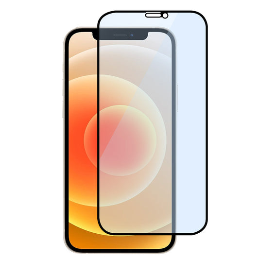 For iPhone 12 Pro Max (6.7 inch) Blue Light Filter Full Coverage Tempered Glass Screen Protector