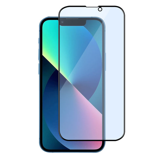 For iPhone 13 Pro Max (6.7 inch) Blue Light Filter Full Coverage Tempered Glass Screen Protector