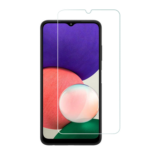 For Galaxy A22 (6.4 inch) Clear 2.5D Tempered Glass Screen Protector