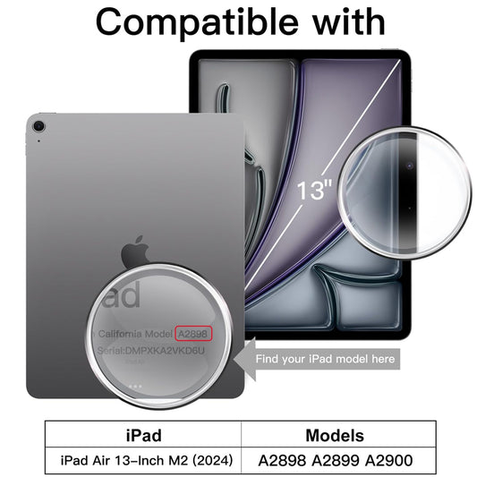 For Apple iPad Air 13 inch M2 2024 Tempered Glass Screen Protector