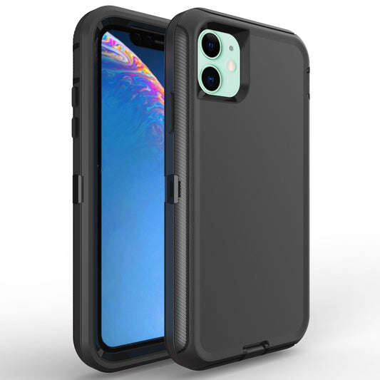 For iPhone 11 Case Heavy Duty Defender Cover with Belt Clip TRL32