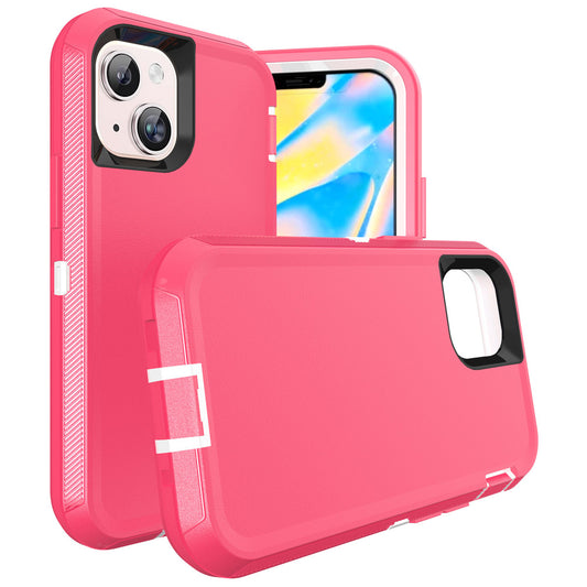 For iPhone 13 Case Heavy Duty Defender Cover with Belt Clip TRL32