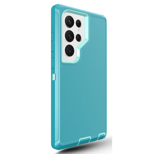 For Galaxy S24 Ultra Case Heavy Duty Defender Cover with Belt Clip TRL32