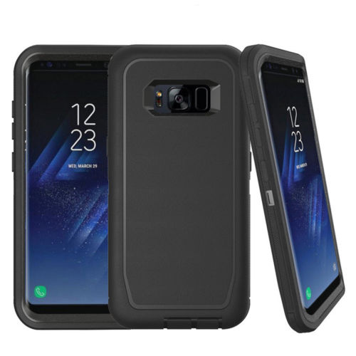 For Galaxy S8 Case Heavy Duty Defender Cover with Belt Clip TRL32