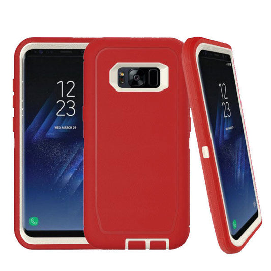 For Galaxy S8 Case Heavy Duty Defender Cover with Belt Clip TRL32